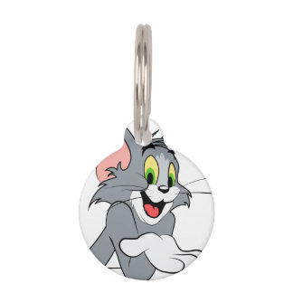 Round Pet ID Tag with Photo Upload for Dogs & Cat Haustiermarke