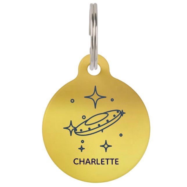 Round-Pet-Tag Haustiermarke (Vorderseite)