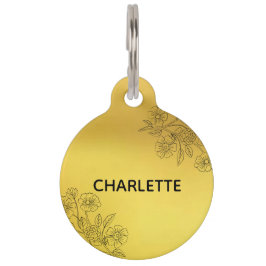 Round-Pet-Tag Haustiermarke