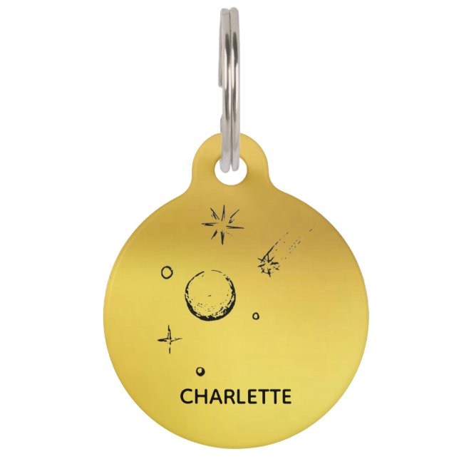 Round-Pet-Tag Haustiermarke (Vorderseite)