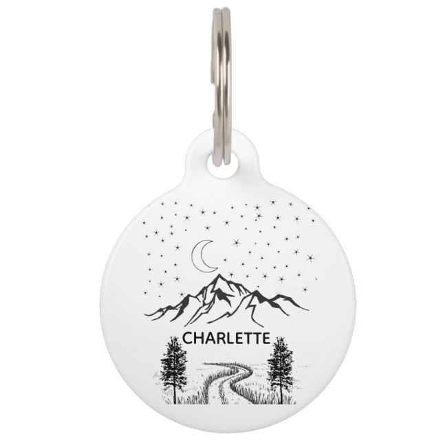 Round-Pet-Tag Haustiermarke (Vorderseite)