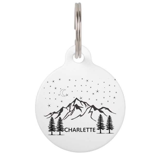 Round-Pet-Tag Haustiermarke (Vorderseite)