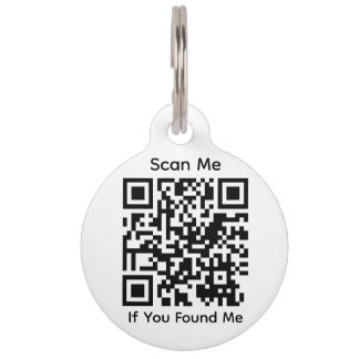 Round PetID Tag for OzWellPet App Owners Haustiermarke