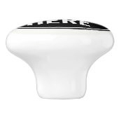 Round Photo Upload Cabinet Knob Pull Keramikknauf (Seitenansicht)