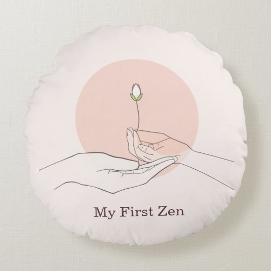 Round Pillow Rundes Kissen (Vorderseite)