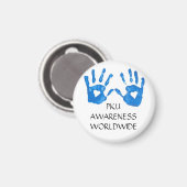 ROUND PKU AWARENESS Magazin Magnet (Vorderseite/Rückseite)