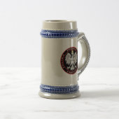 Round Polska Eagle Bierglas (VorderseiteRechts)