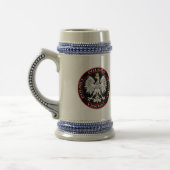Round Polska Eagle Bierglas (Links)