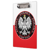 Round Polska Eagle Klemmbrett (Links)