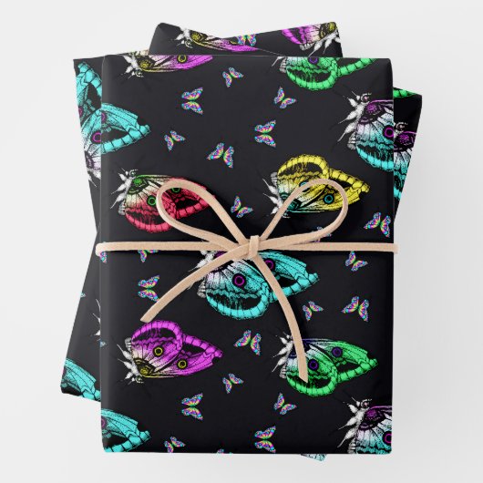 Round Pouf Geschenkpapier Set (Beispiel)