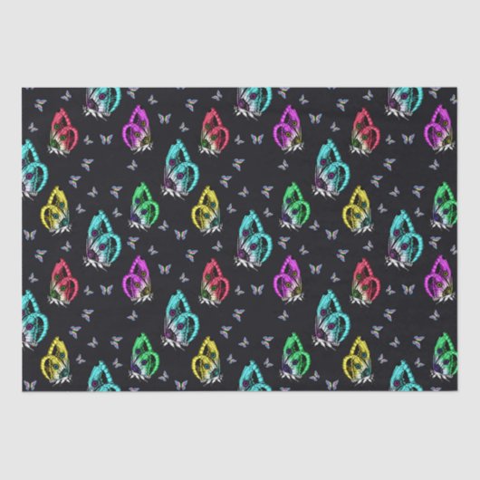 Round Pouf Seidenpapier (Vorderseite)