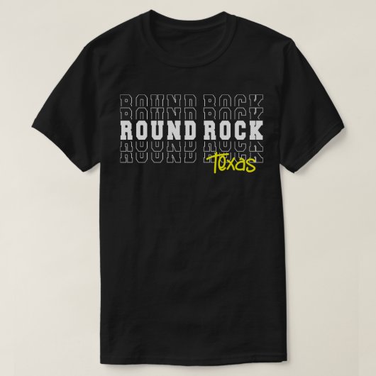 Round Rock City Texas Round Rock TX T-Shirt (Design vorne)