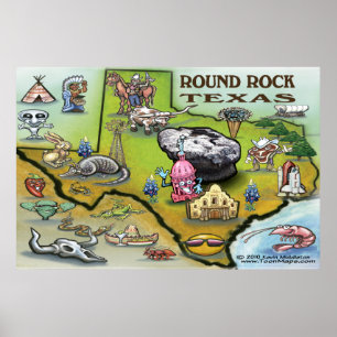 Round Rock Texas Poster