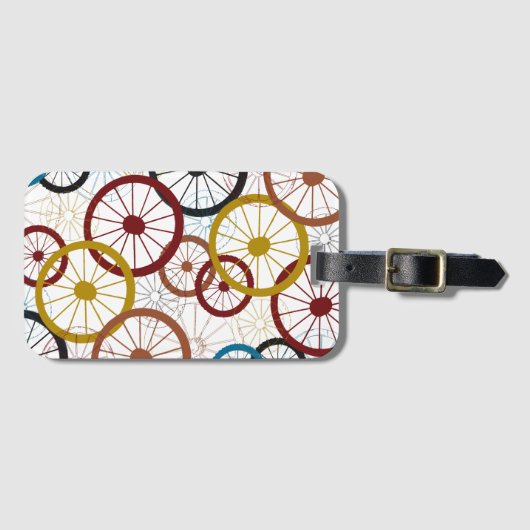 Round & Round Gepäckanhänger (Vorderseite (Horizontal))