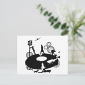 Round & Round Postkarte (Stehend Vorderseite)