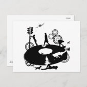 Round & Round Postkarte (Vorne/Hinten)