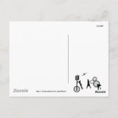 Round & Round Postkarte (Rückseite)