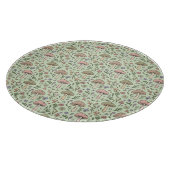 Round Sage Green Fungi Earthy Circle Cheese Gift Schneidebrett (Ecke)