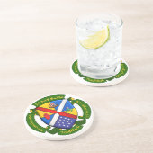 Round Sandstone Untersetzer (Seite)