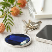 Round Sapphire Schlüsselanhänger (Seite)