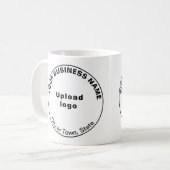 Round Shape Business Brand on Tasse (Vorderseite Links)