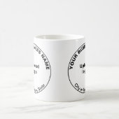Round Shape Business Brand on Tasse (Mittel)