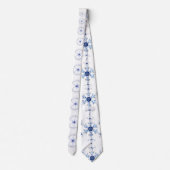 Round snowflake krawatte (Rückseite)