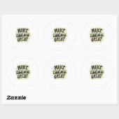 Round sticker (Blatt)