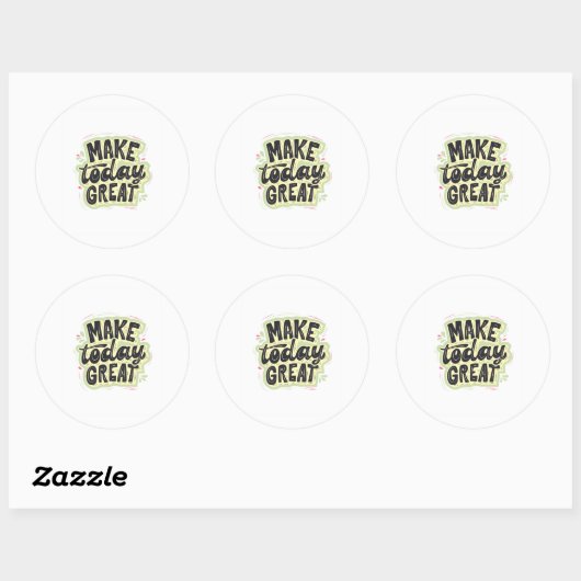 Round sticker (Blatt)