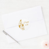 Round Sticker Happy 50 Jahre (Umschlag)