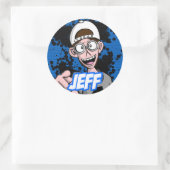Round Sticker Jeff (Tasche)
