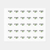 Round Stickers Krishna Etiketten (Blatt)