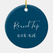 Round Top Texas Ornament (Hinten)