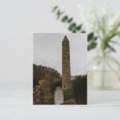 Round Tower, Glendalough, Grafschaft Wicklow, Irla Postkarte (Stehend Vorderseite)