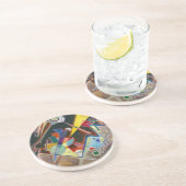 ROUND UNTERSETZER - "Tiefes Braun" - Kandinsky (Seite)