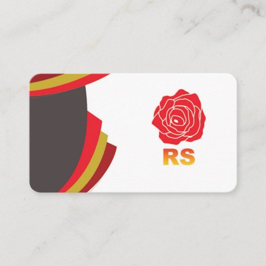 Round-Visitenkarte Visitenkarte (Vorderseite)