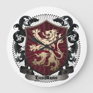 Round Wall Clock (Large) Große Wanduhr