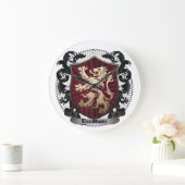 Round Wall Clock (Large) Große Wanduhr (Zuhause)