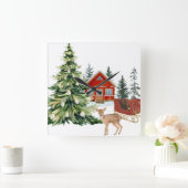 Round Wall Clock Quadratische Wanduhr (Zuhause)