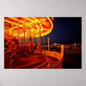 Roundabout auf Brighton Pier Poster (Vorne)