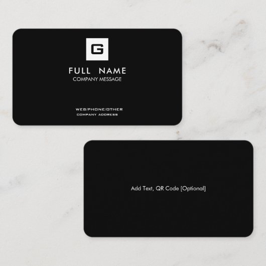 Rounded Business Cards - feines, individuelles Pre Visitenkarte (Vorne/Hinten)