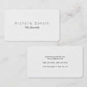 Rounded Corner Classy Stilvolle Visitenkarte (Vorne/Hinten)