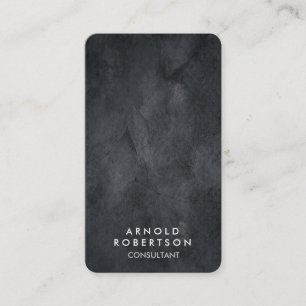 Rounded Corner Gray Modernes Stilvolles Elegantes Visitenkarte