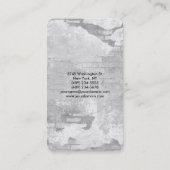Rounded Corner Gray Wall Estival Jazz Visitenkarte (Rückseite)
