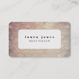 Rounded Corners Schlange Skin Print Fashion Templa Visitenkarte