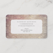 Rounded Corners Schlange Skin Print Fashion Templa Visitenkarte (Rückseite)