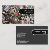 Rounded Edge-Tag - Flohmarktblende Visitenkarte (Vorne/Hinten)