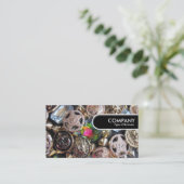 Rounded Edge-Tag - Flohmarktblende Visitenkarte (Stehend Vorderseite)