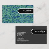 Rounded Edge Tag - Green Blue Mineral (Vorne/Hinten)