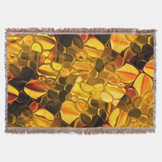 Rounded Formen in goldener Farbe, glänzend sehr go Decke (Vorderseite)